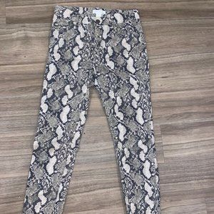 Skinny Snake Skin Jeans